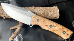 NIETO PANZER KNIFE WITH CURLY BIRCH GRAPES