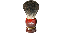 TOP QUALITY IMITATION TORTOISESHELL BRUSH WITH GOLDEN RING