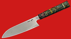 CUCHILLO INARI SALAMANDRA DAMASCO SANTOKU VG-10 67 CAPAS 19 CM